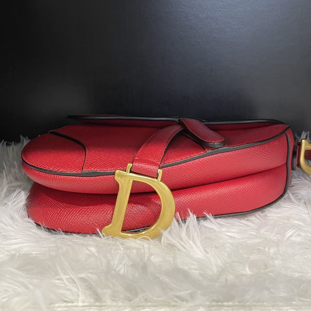 (Preowned) DIOR Saddle bag,single shoulder crossbody handbag PM