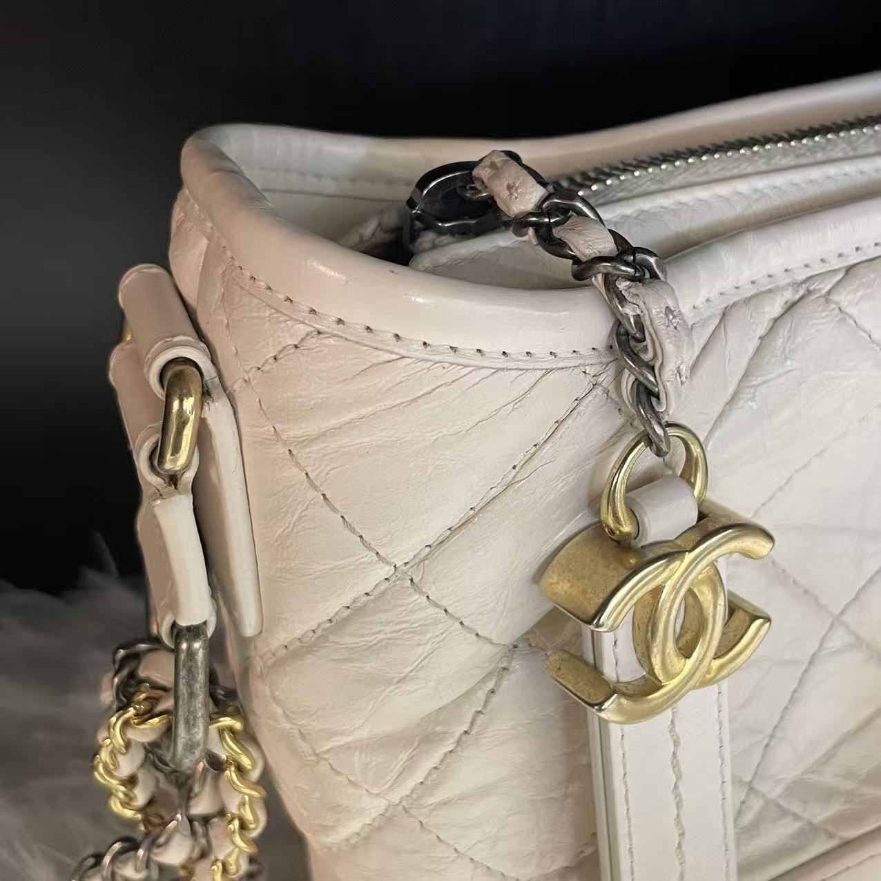 (Preowned) CHANEL Gabrielle Logo PM