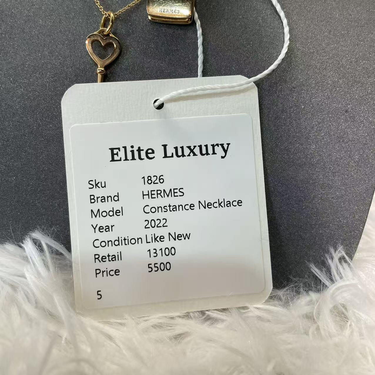 (Preowned) HERMES Kangkang Necklace