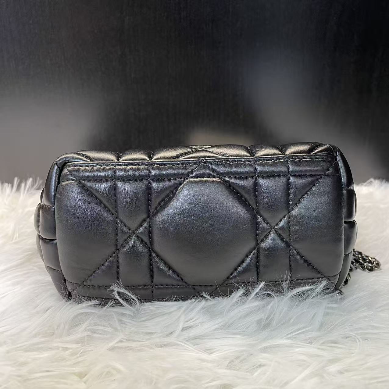 (Preowned) DIOR Travel Nomad PM Black silver