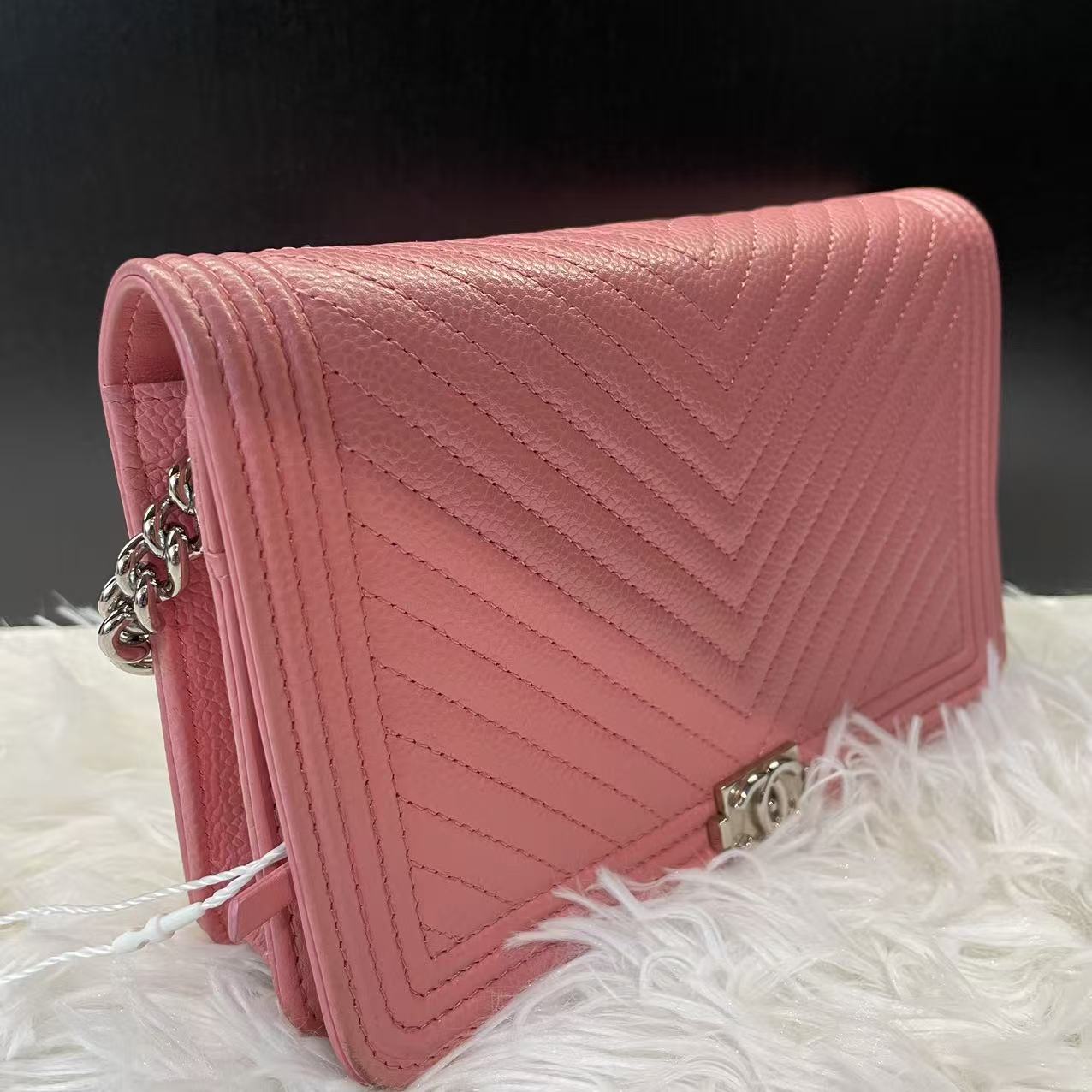 (Preowned) CHANEL leBoy Chervon WOC