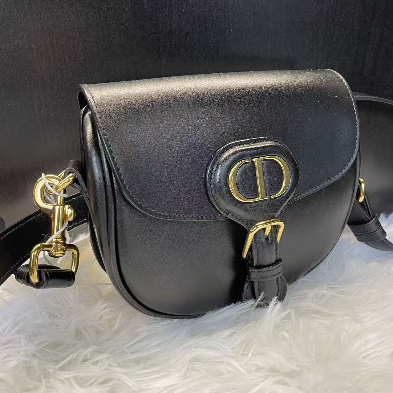 (Preowned) DIOR Bobby Bobby Black Small