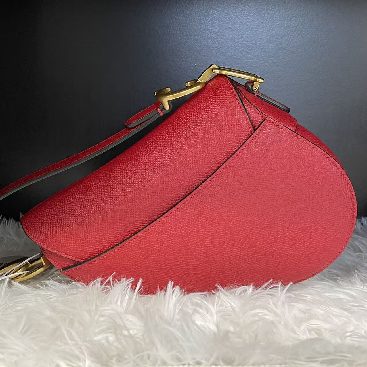 (Preowned) DIOR Saddle bag,single shoulder crossbody handbag PM