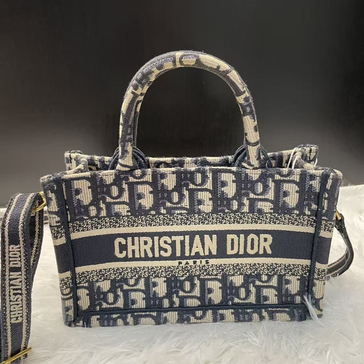 (Preowned) DIOR Book Tote Mini