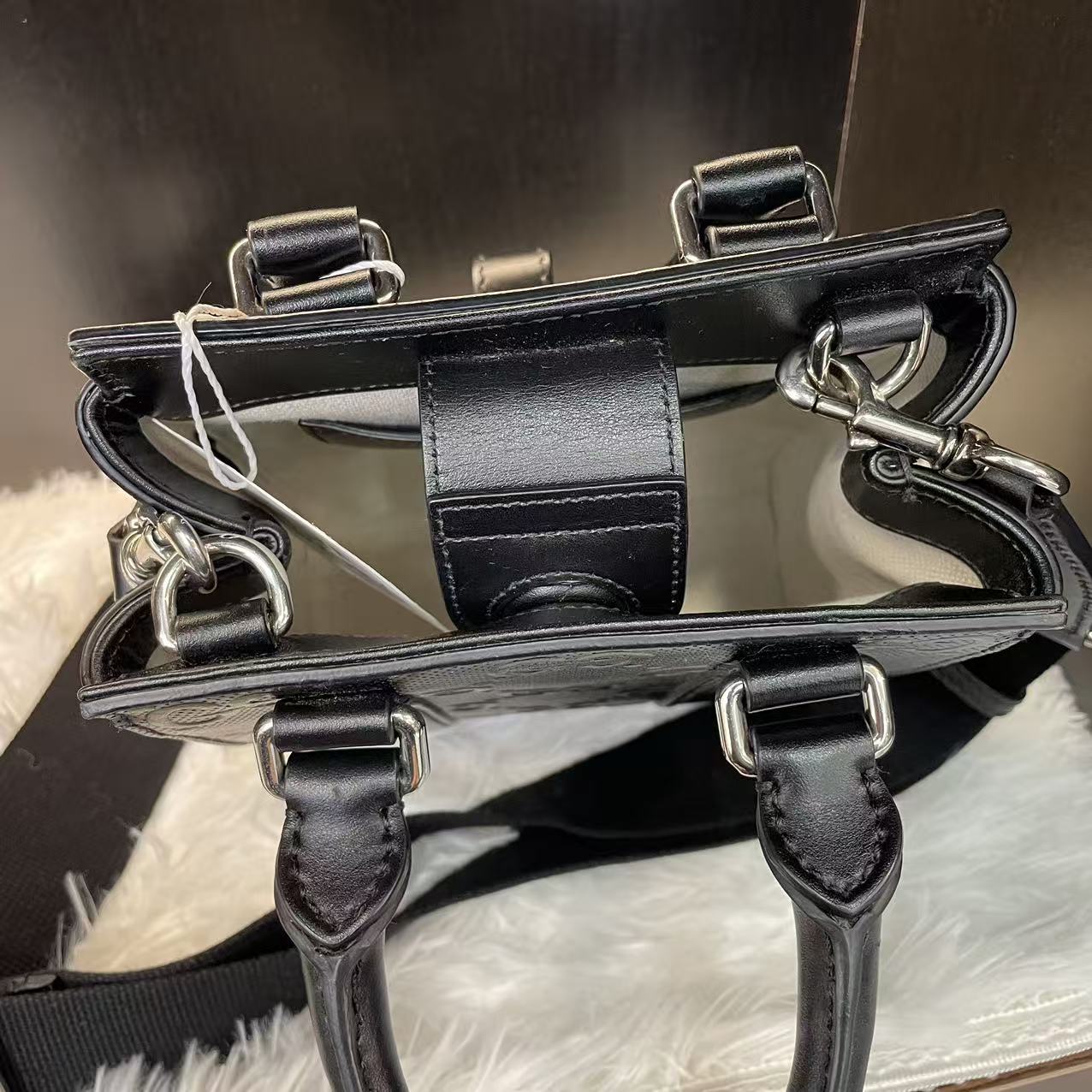 (Preowned) GUCCI Logo Tote Mini Men’s Black