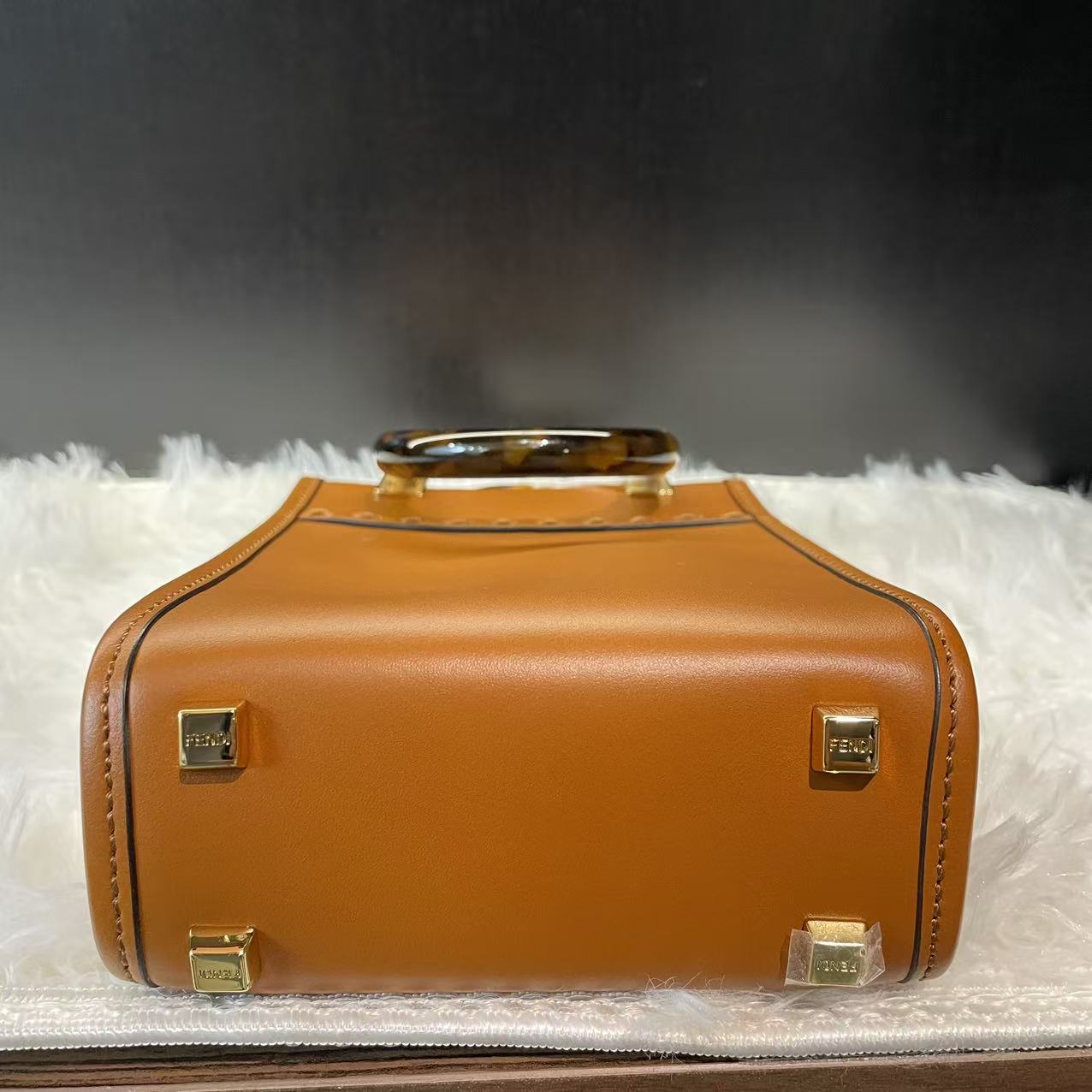 (Preowned) Fendi Sunshine Logo Tote MINI