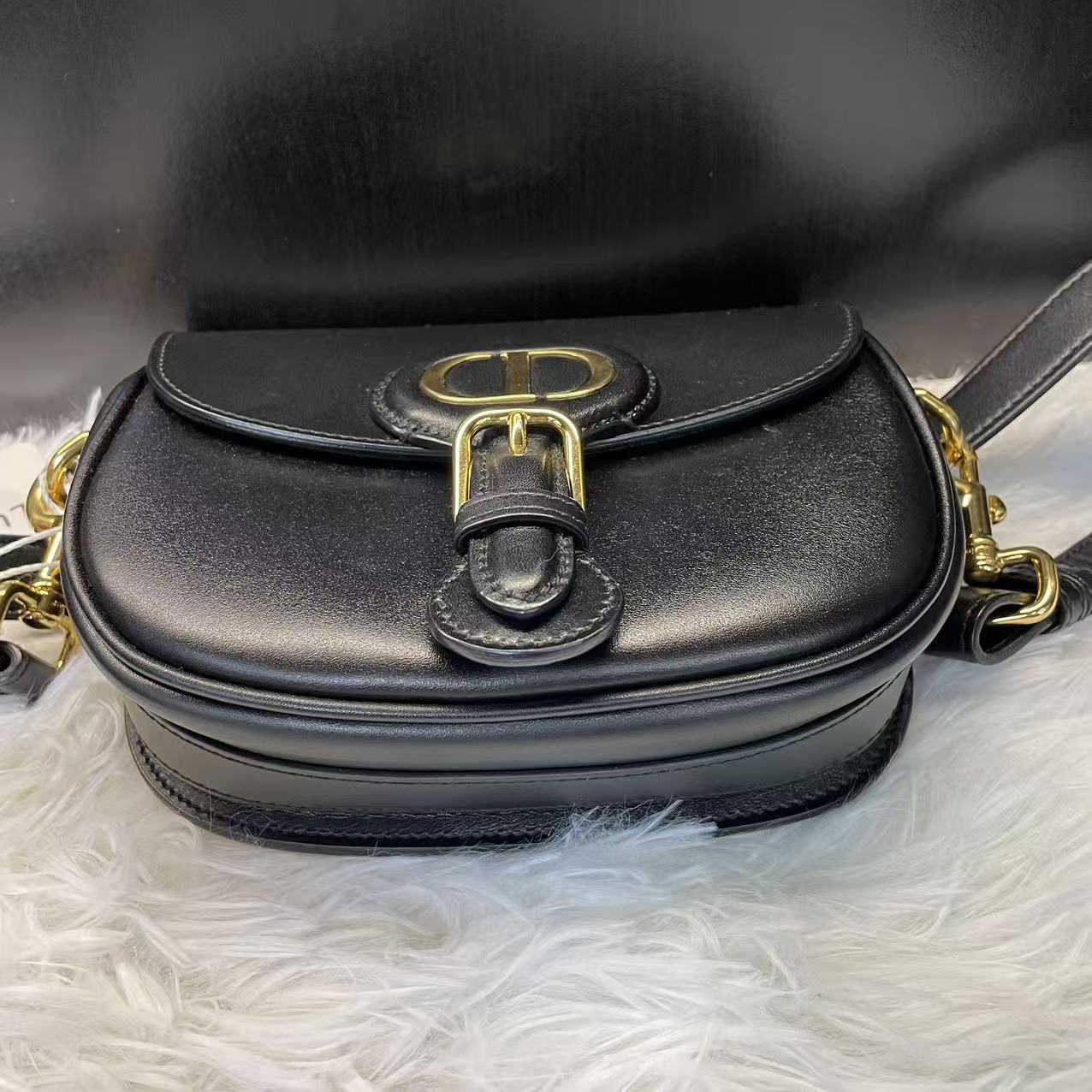 (Preowned) DIOR Bobby Bobby Black Small