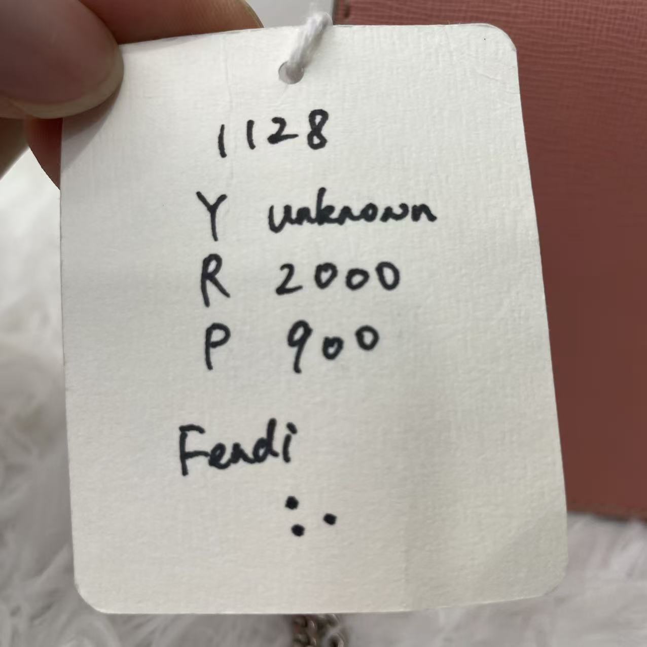 (Preowned) Fendi Little monster Pink Messenger bag PM