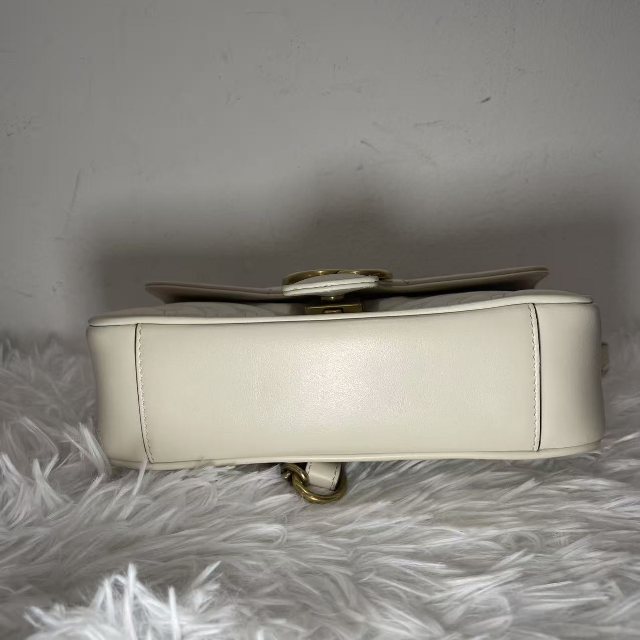 (Preowned) GUCCI GG Marmont GM White