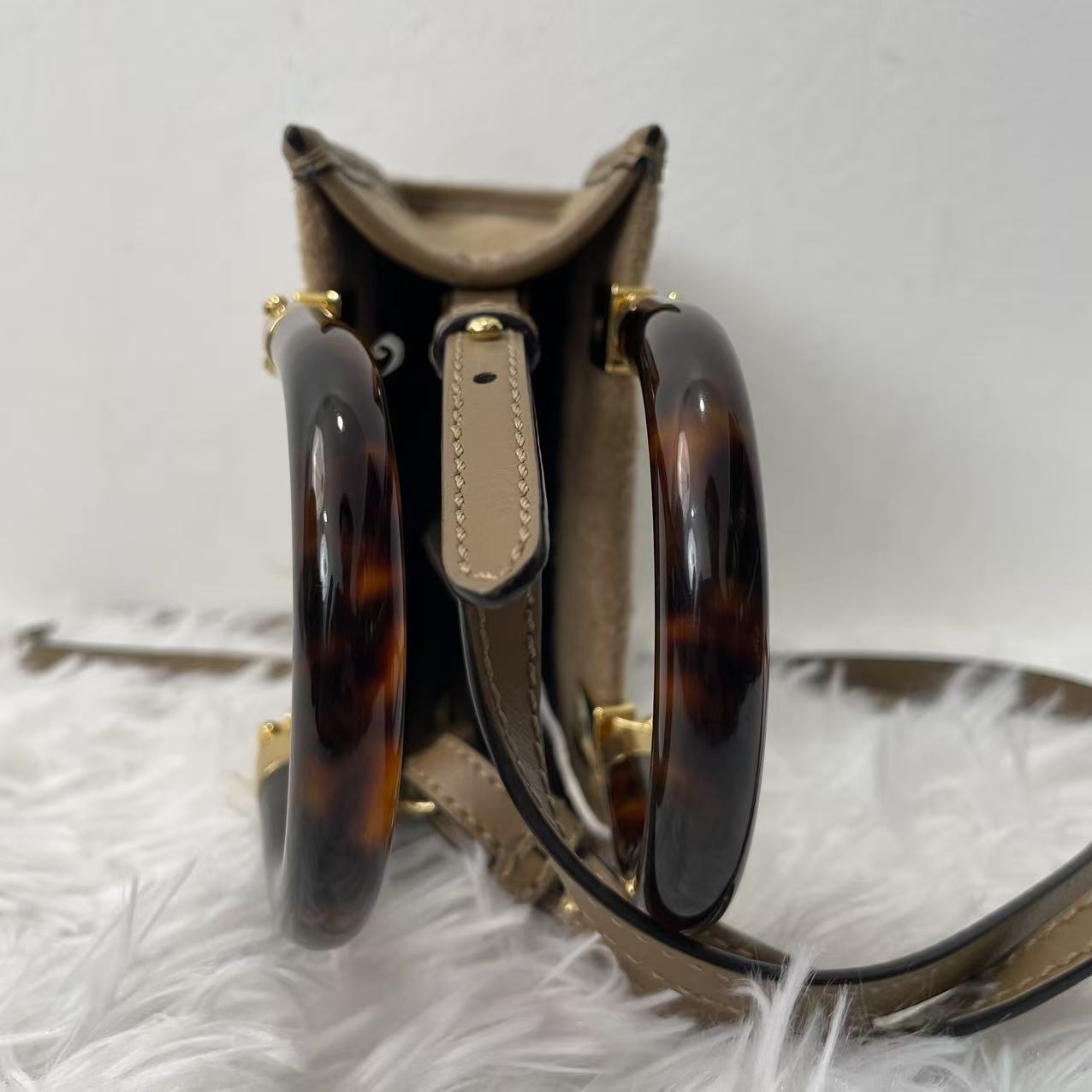 (Preowned) Fendi Sunshine Logo Tote MINI