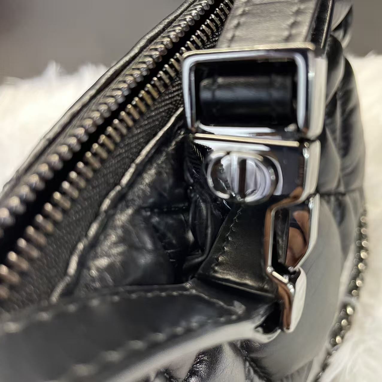 (Preowned) DIOR Travel Nomad PM Black silver