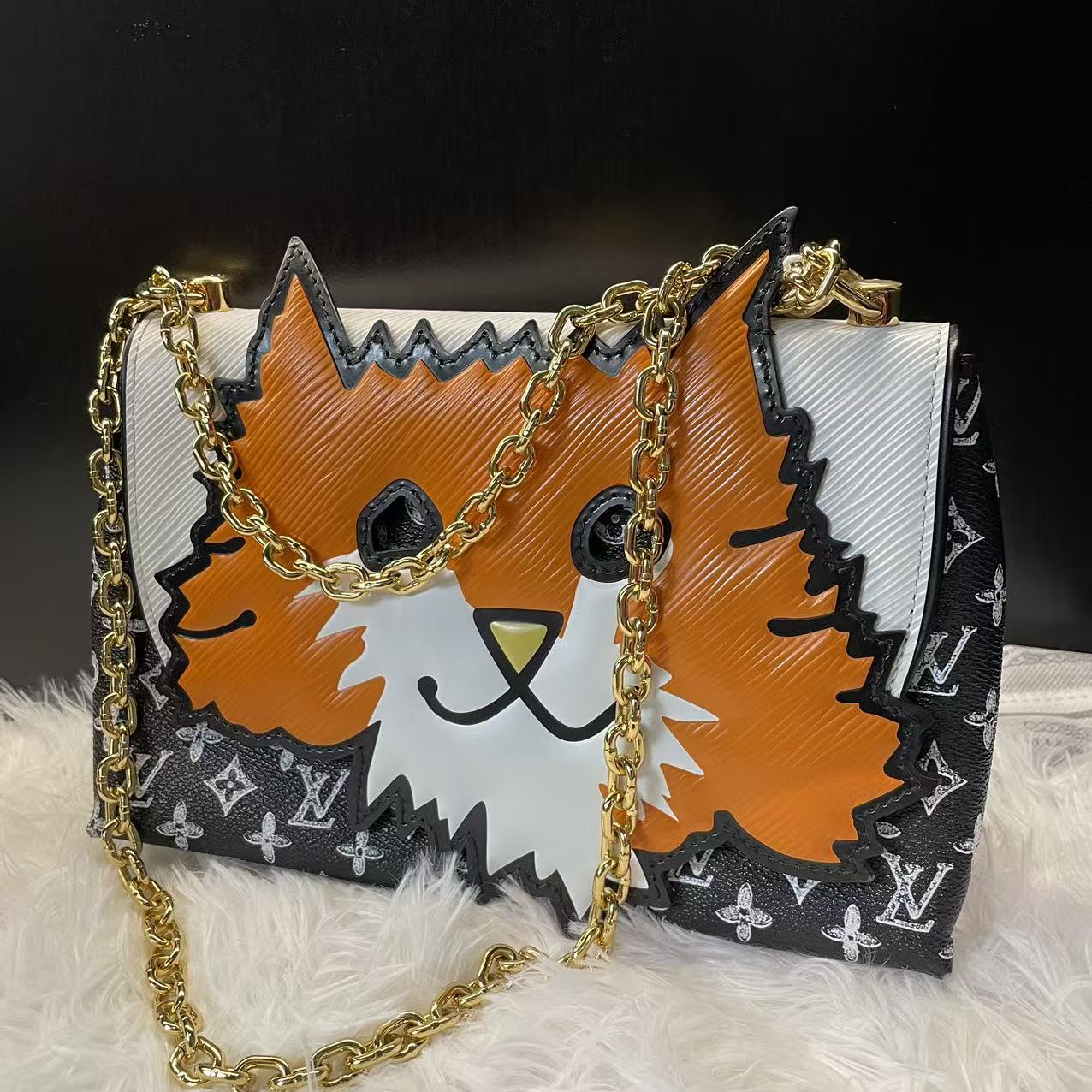 (Preowned) LOUIS VUITTON Catgram Cat Pochette Shoulder Bag