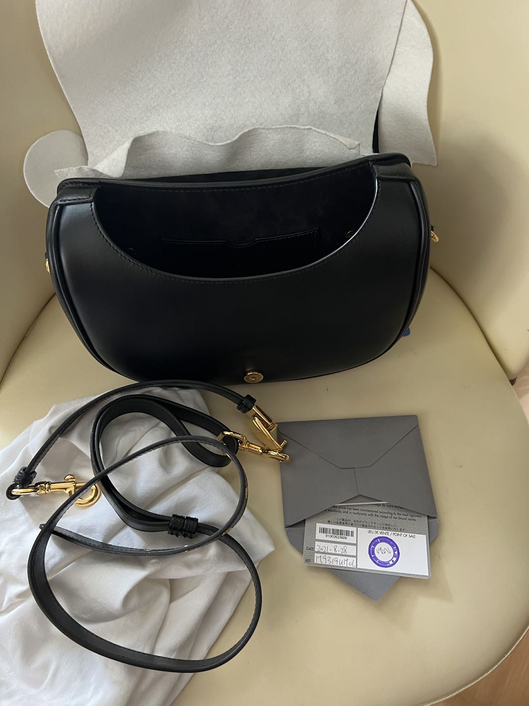 (Preowned) DIOR Bobby Black MM