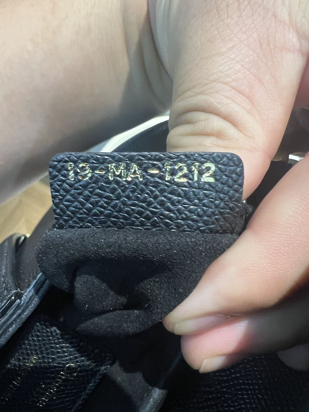 (Preowned) DIOR Saddle PM Black