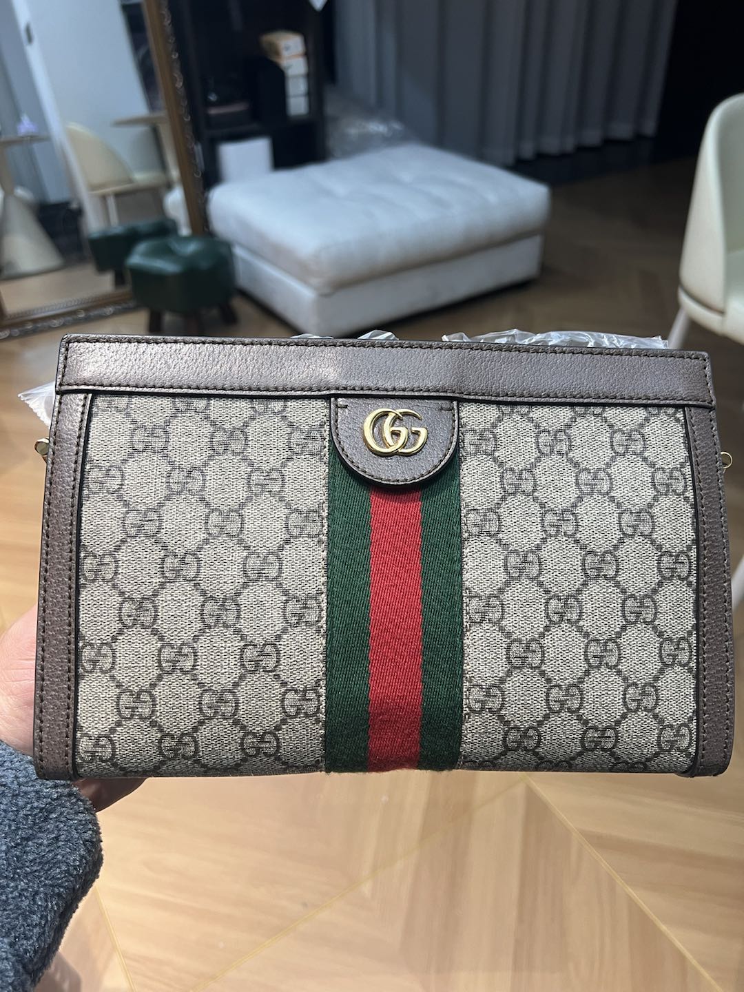 (Preowned) GUCCI GG Supreme双 G Multicolour