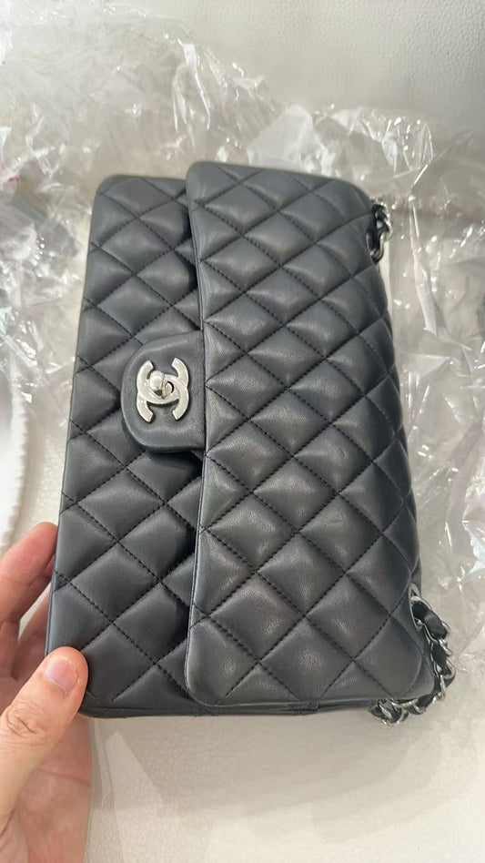 (Preowned) CHANEL Classic Flap CF REV Black