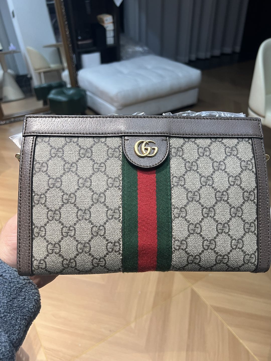 (Preowned) GUCCI GG Supreme双 G Multicolour