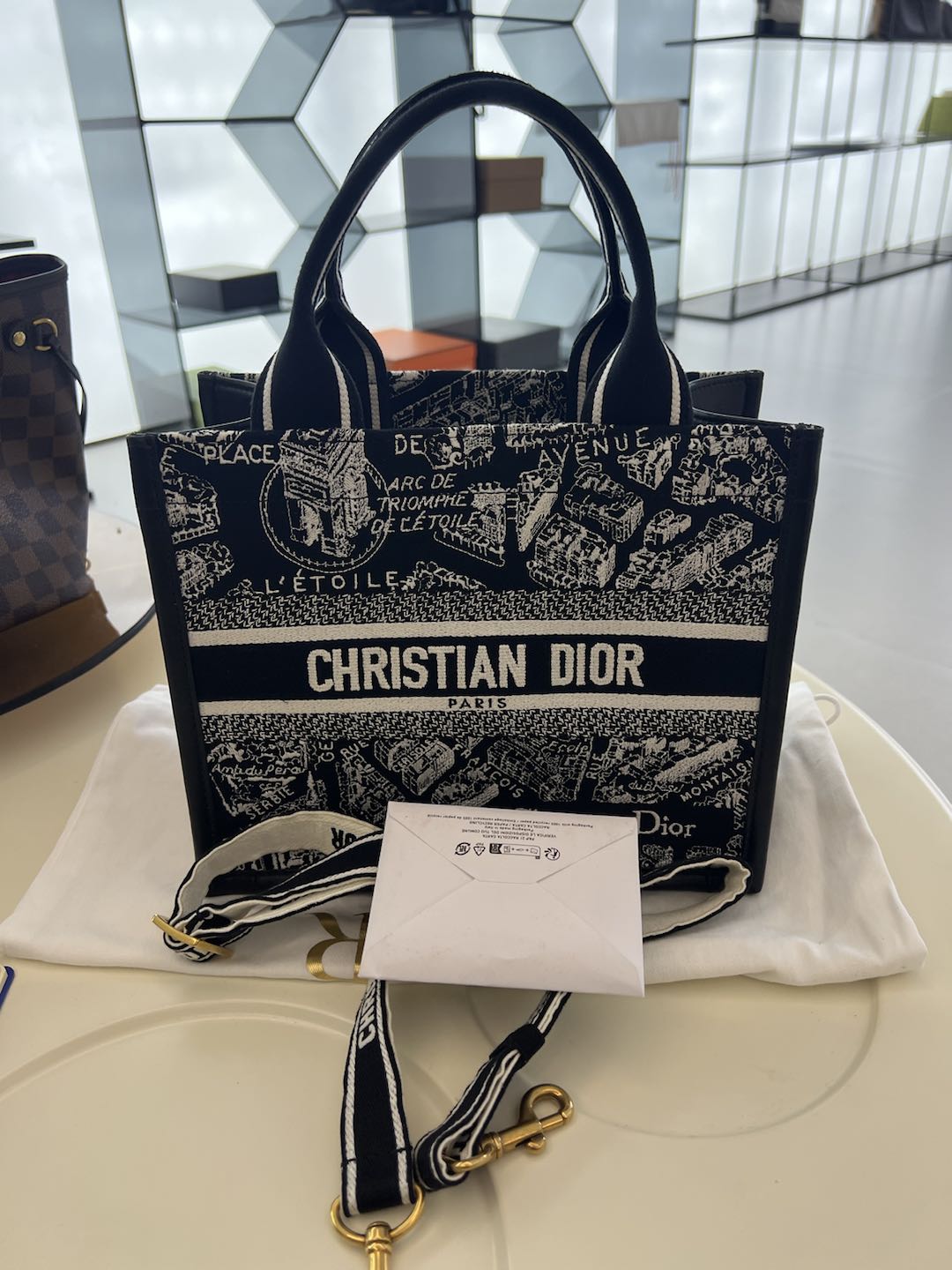 (Preowned) DIOR BookTote Plan de Paris Pm