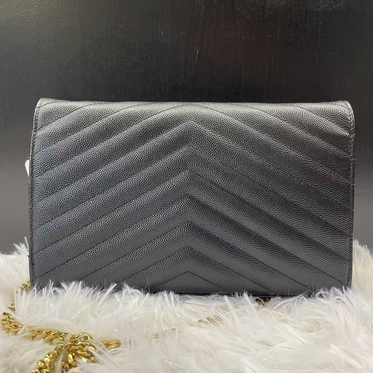 (Preowned) SAINT LAURENT YSL Monogram