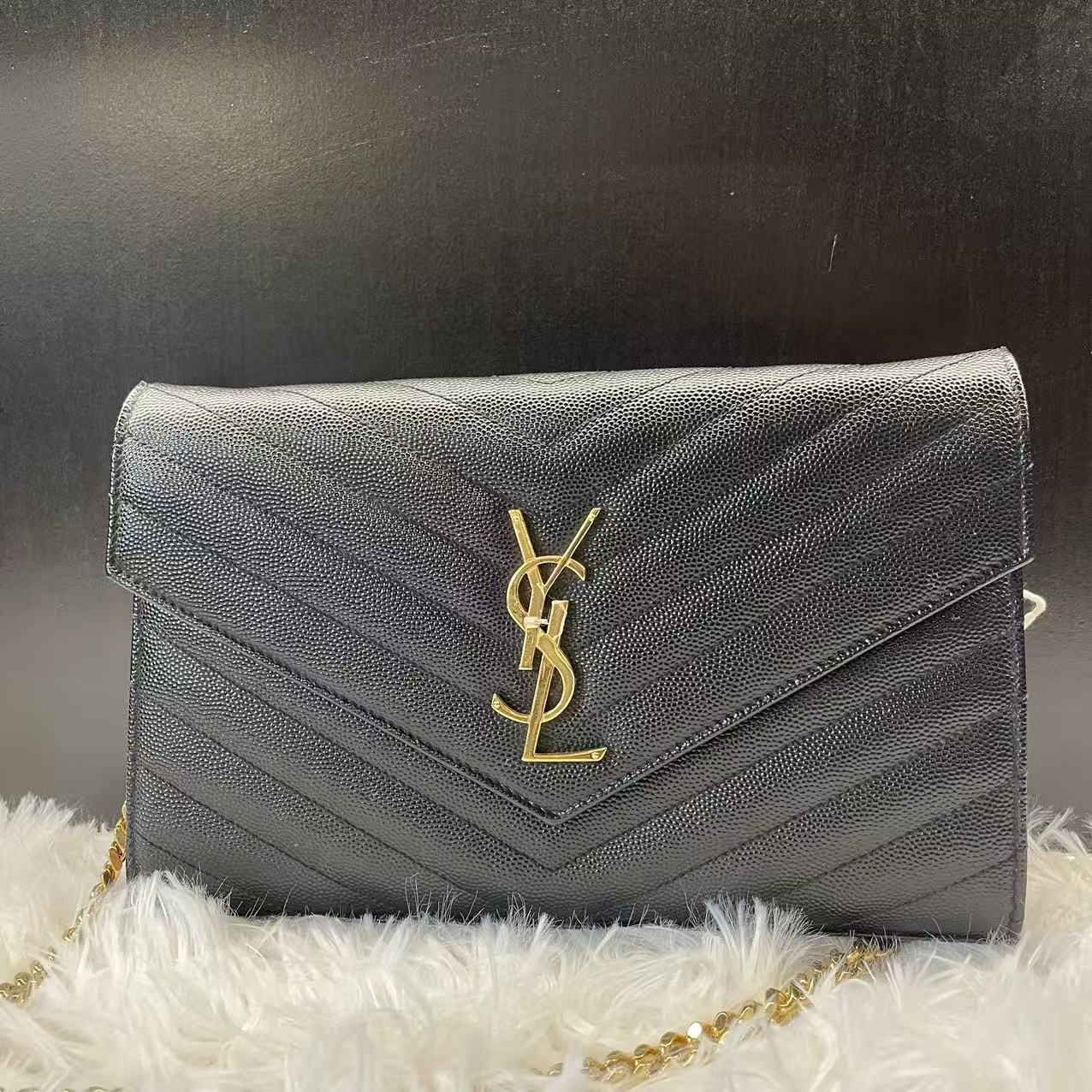 (Preowned) SAINT LAURENT YSL Monogram