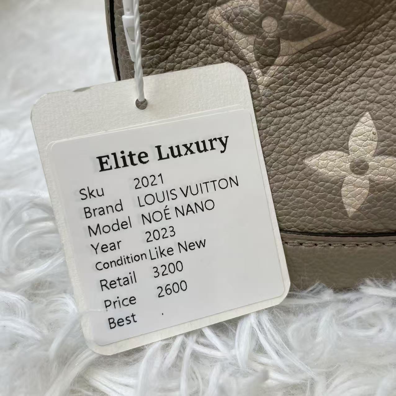 (Preowned) LOUIS VUITTON NOE NANO