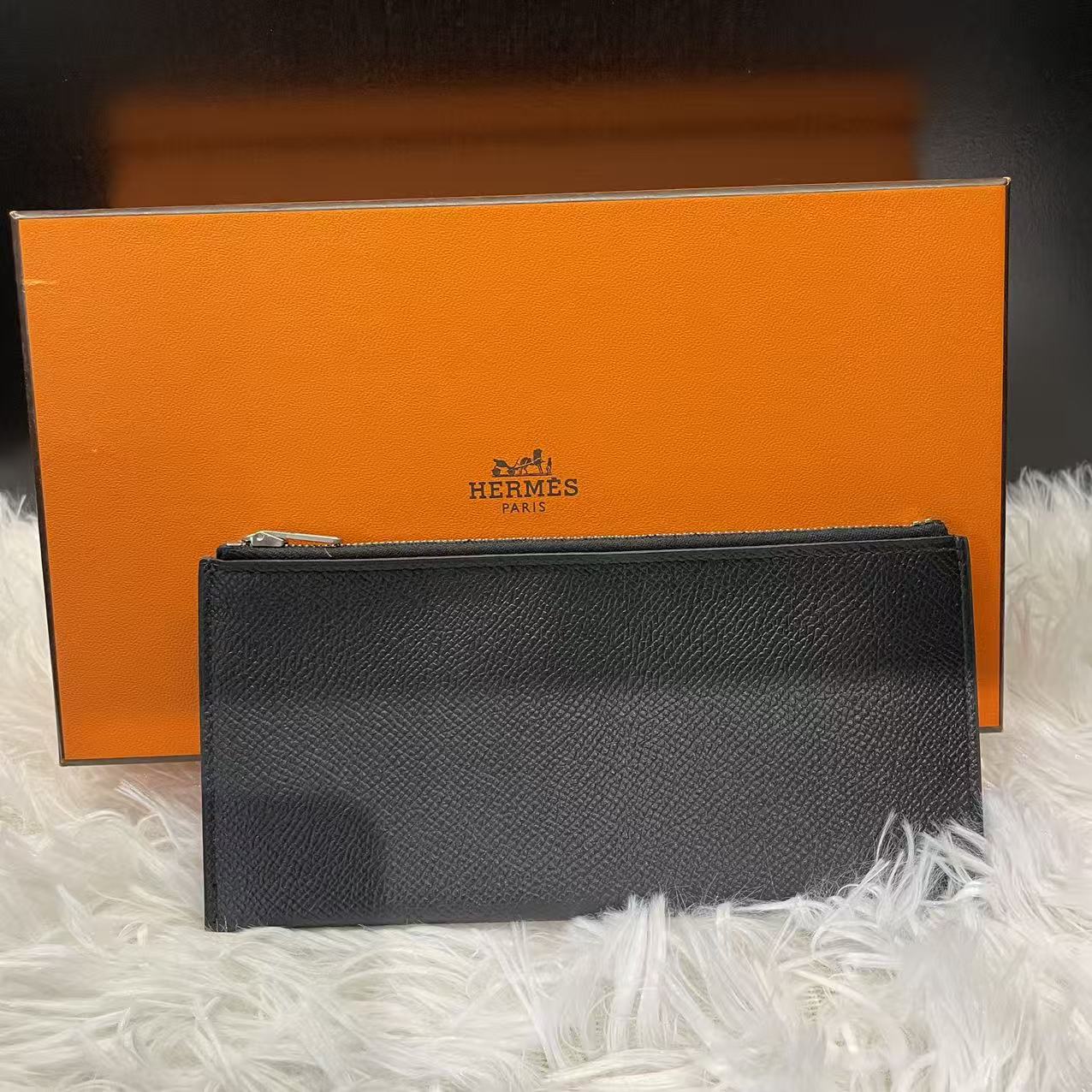 (Preowned) Hermes Passant Long Wallet