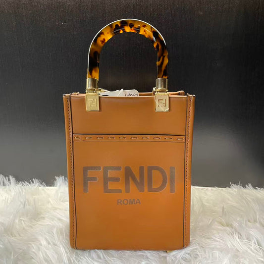 (Preowned) Fendi Sunshine Logo Tote MINI