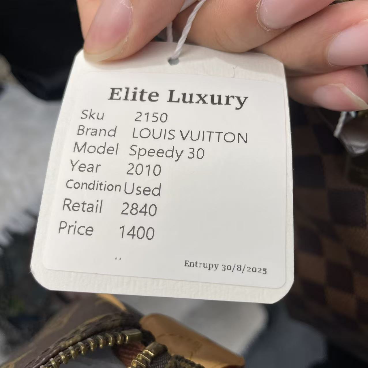 (Preowned) LOUIS VUITTON Speedy 30