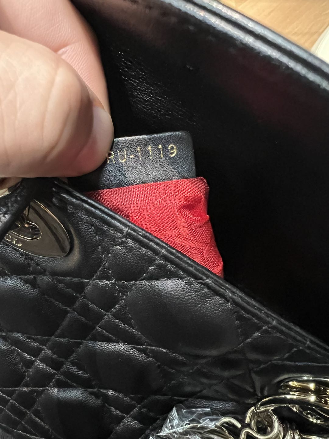 (Preowned) DIOR Lady DiorMy ABCDior Black PM