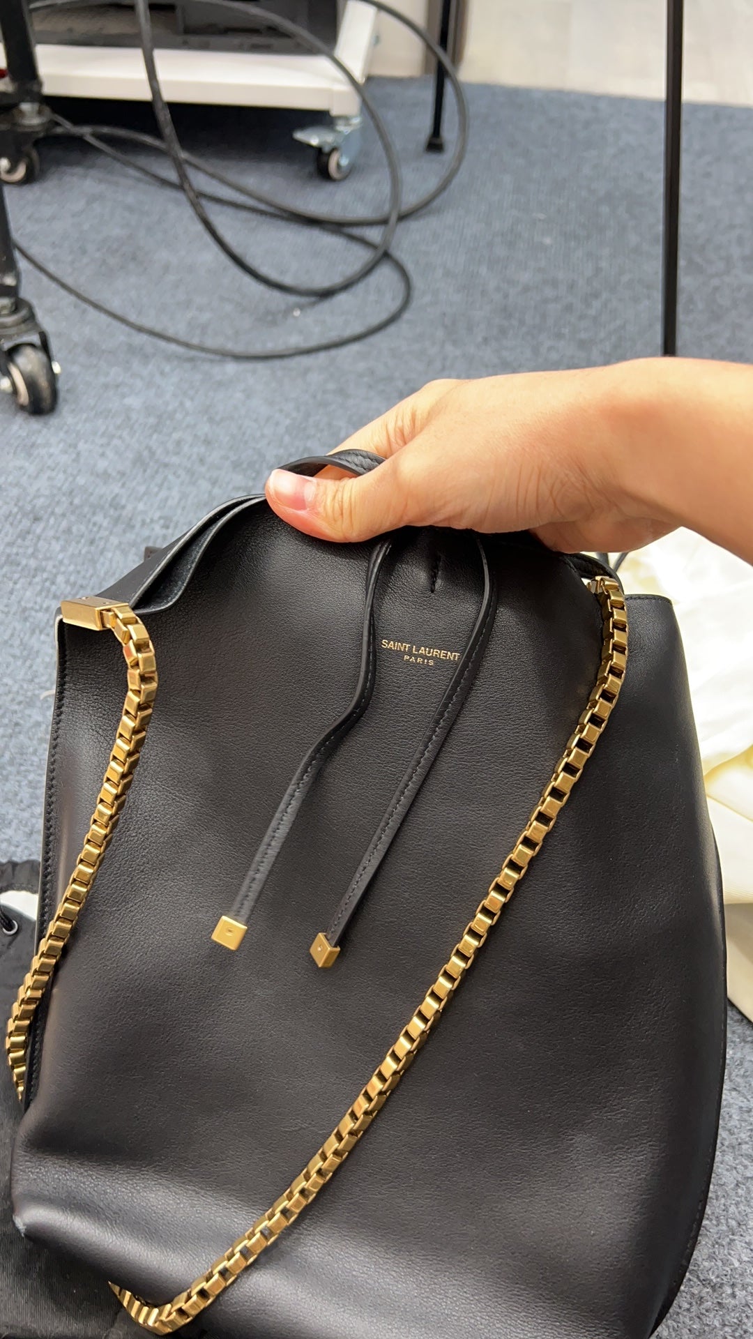 (Preowned) SAINT LAURENT Small Suzanne Hobo