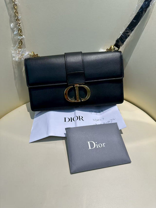 (Preowned) DIOR 30 Montaigne Small Black