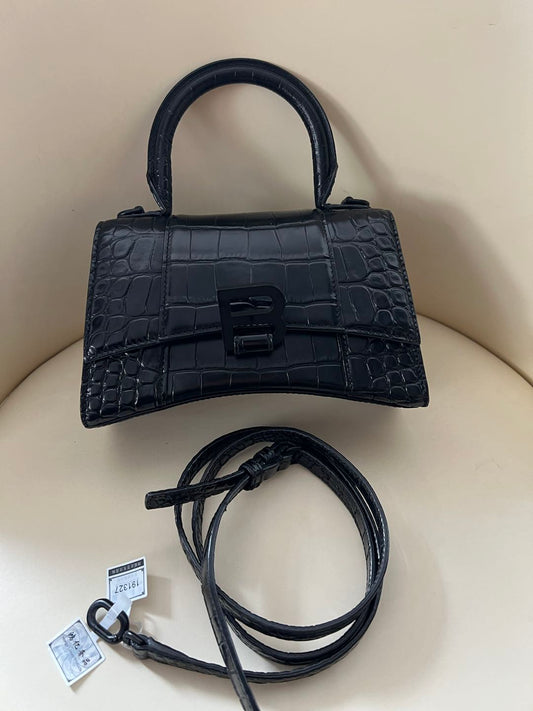 (Preowned) BALENCIAGA Balenciaga hourglass PM Black