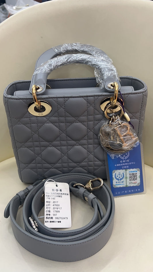 (Preowned) DIOR Lady DiorMy ABCDior PM Grey