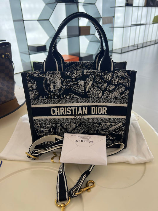(Preowned) DIOR BookTote Plan de Paris Pm
